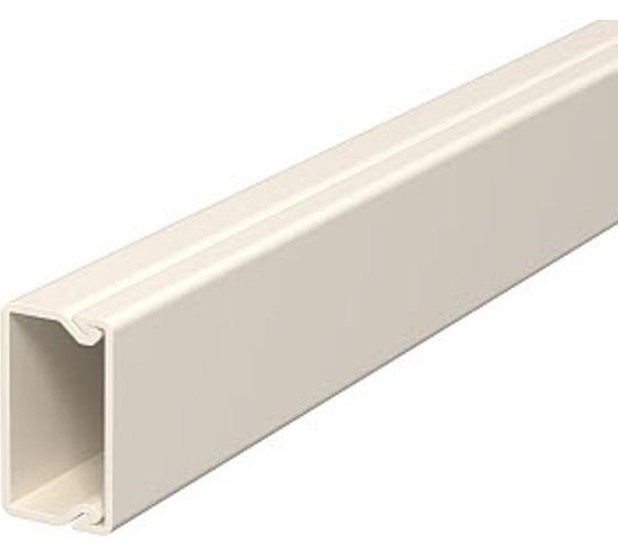 Кабельный канал OBO Bettermann WDK 15x30x2000 мм (мини-канал с крышкой) ПВХ, кремовый RAL 9001 6025013