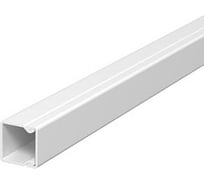 Кабельный канал OBO Bettermann WDK 20x20x2000 мм (мини-канал с крышкой) ПВХ, белый (48 штук/упаковка) 6191037