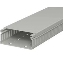 Кабельный канал перфорированный распределительный OBO Bettermann LK4 40x100x2000 мм (перфокороб) ПВХ, серый RAL 7030 6178018