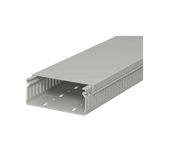 Кабельный канал перфорированный распределительный OBO Bettermann LK4 40x100x2000 мм (перфокороб) ПВХ, серый RAL 7030 6178018