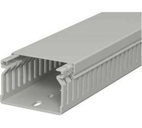 Кабельный канал перфорированный распределительный OBO Bettermann LK4 40x60x2000 мм (перфокороб) ПВХ, серый RAL 7030 6178014