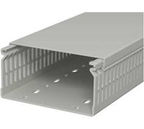 Кабельный канал перфорированный распределительный OBO Bettermann LK4 N 60x120x2000 мм (перфокороб) ПВХ, серый RAL 7030 (8 шт/уп) 6178213