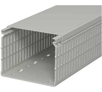 Кабельный канал перфорированный распределительный OBO Bettermann LK4 N 80x100x2000 мм (перфокороб) ПВХ, серый RAL 7030 6178233