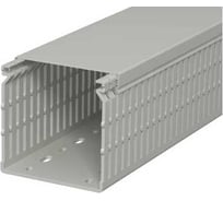 Кабельный канал перфорированный распределительный OBO Bettermann LK4 N 80x80x2000 мм (перфокороб) ПВХ, серый RAL 7030 6178231