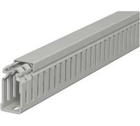 Кабельный канал OBO Bettermann перфорированный распределительный LKV 50x25x2000 мм (перфокороб) ПВХ, серый RAL 7030 6178310