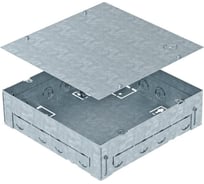 Монтажное основание для лючка GES9 OBO Bettermann (коробка для лючка на 12 модулей 45x45 мм в комплекте с клеммой заземления 8AWR) 7427432