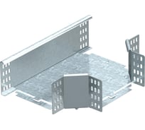 Секция Т-образная для листовых лотков OBO Bettermann RT 120 FS, h=110 мм, B=200 мм, сталь, конвейерный цинк 7003668
