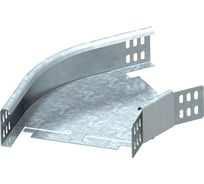 Секция угловая для листовых лотков OBO Bettermann 45 RB 45 610 FS, h=60 мм, B=100 мм, сталь, конвейерный цинк 6043763