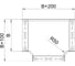 Т-образная секция OBO Bettermann 60x200 мм 6041344 2