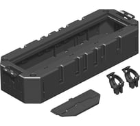 Модульная рамка OBO Bettermann Modul45 (с кожухом) MT4 45/2-2 208x76x40 мм (полиамид,черный) 7429139