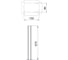 Миниколонна электромонтажная OBO Bettermann 0,68 м 2-х сторонняя Modul45 130x80x676 мм (стойка напольная) алюминий, белый 6289980 2