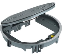 Лючок OBO Bettermann GRAF9-2 U, IP65 (для 12 розеток Modul45 в 3xUT4 (арт. 7408727) серебристый, серый) 7405746