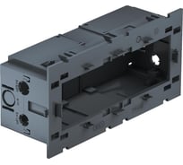 Коробка тройная монтажная OBO Bettermann 3хModul45 71GD9-2 (для рамки AR45) 160x76x51 мм, полиамид, серый 6288579