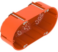 Монтажная коробка для полых стен двойная OBO Bettermann 139x68, H47, без галогена, IP30 (10 шт/уп) 2003822