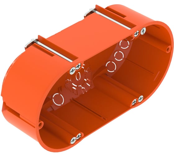 Монтажная коробка для полых стен двойная OBO Bettermann 139x68, H47, без галогена, IP30 (10 шт/уп) 2003822 1