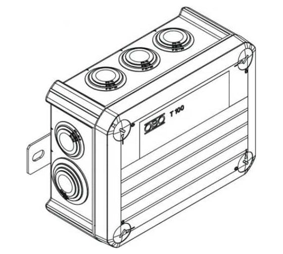 Огнестойкая распределительная коробка OBO Bettermann 150x116x67 мм 7205740
