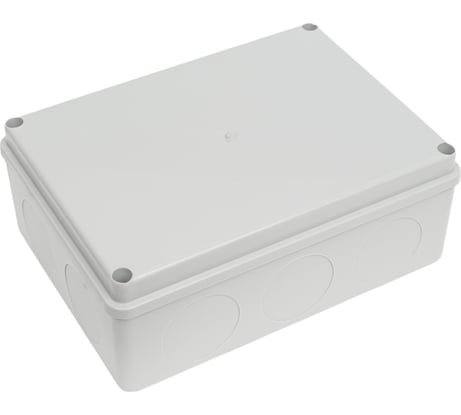 Коробка приборная для наружного монтажа 190х140х70мм, IP55, серый Greenel GE41264