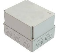 Приборная коробка GREENEL наружного монтажа 240х195х165мм с монтажной платой IP55 GE41344