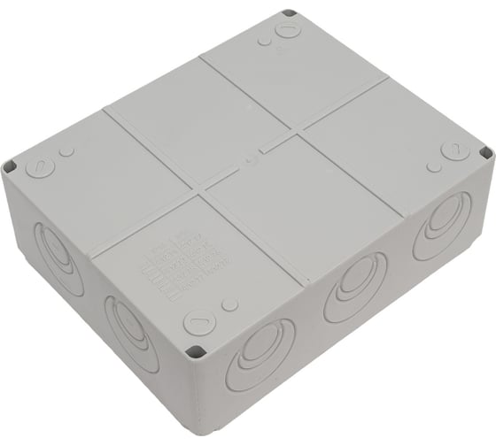 Приборная коробка GREENEL наружного монтажа 240х195х97мм с монтажной платой IP55 GE41346