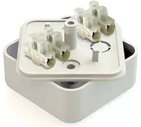 Коробка распределительная Greenel (Упаковка 48 шт) с клеммной колодкой 50х50х20, БЕЛАЯ GE41206-01
