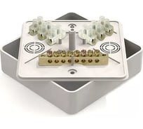 Коробка уравнивания потенциалов GREENEL 100х100х29мм шина+клеммная колодка GE41220-01