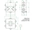 Коробка уравнивания потенциалов Greenel 85х85х40мм с шиной, СЕРЫЙ GE41360 6