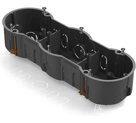 Установочная коробка GREENEL 3-местная 212х70х45мм для полых стен GE40024