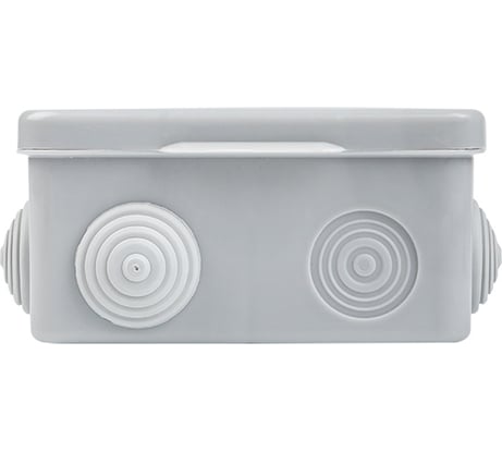 Распаечная коробка EKF КМР-030-014 с крышкой, наружная, 8 мембранных вводов, IP54 розничный стикер plc-kmr-030-014-r