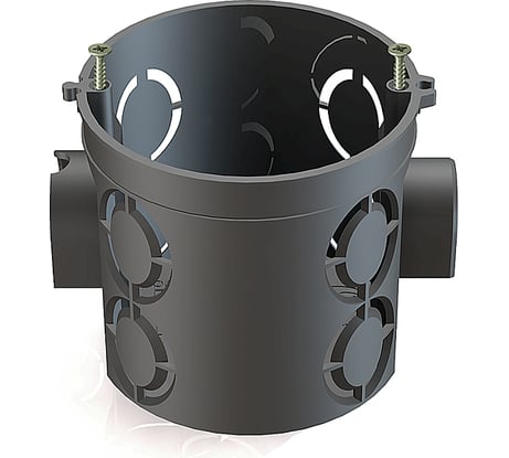 Коробка установочная Greenel (200шт) D68х62 для внутреннего монтажа, ЧЕРНАЯ GE40011-05
