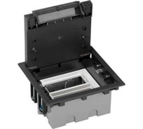 Люк в пол Simon, на 2 S-модуля, 4 модуля К45, глубина 70-100мм, бетон, графит SF270-14