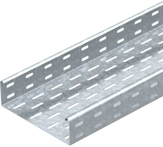 Кабельный листовой лоток OBO Bettermann перфорированный 60x100x3000 Zn=85 мкм 7190099