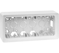 Монтажная коробка для накладного монтажа Simon, 3 поста, S82 Detail, белый 8200770-030