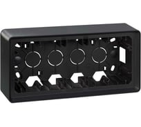 Монтажная коробка для накладного монтажа Simon, 3 поста, S82 Detail, графит 8200770-038