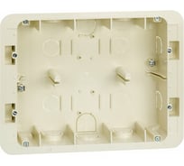 Коробка для внутреннего монтажа 2-рядной рамки с суппортами Simon, 236х171х50,5мм С27856-0061