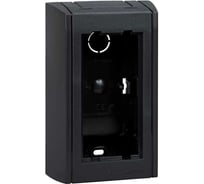 Настенный блок Simon на 1 S-модуль Сима Про, поверхностный монтаж, графит SBC100-14