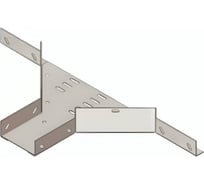 Отвод боковой лотковый замковый глухой АО "КЗЭМИ" ОБЛЗГ 100x60, УТ1,5, оцинкованный лист, S1,0 П0000021693