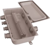 Коробка клеммная АО "КЗЭМИ" У615АМ У2, 20 зажимов, IP54 П0000000274