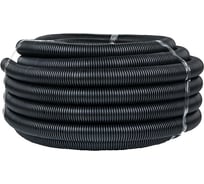 Гофрированная труба EKF FRHF, с зондом, d40 мм, черная Plast PROxima FRHF-40