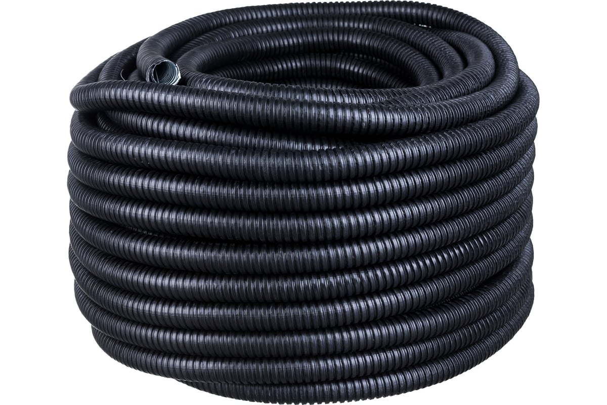 Металлорукав в ПВХ изоляции REXANT МРПИнг-20 50 м с зондом 28-0120-50 ...