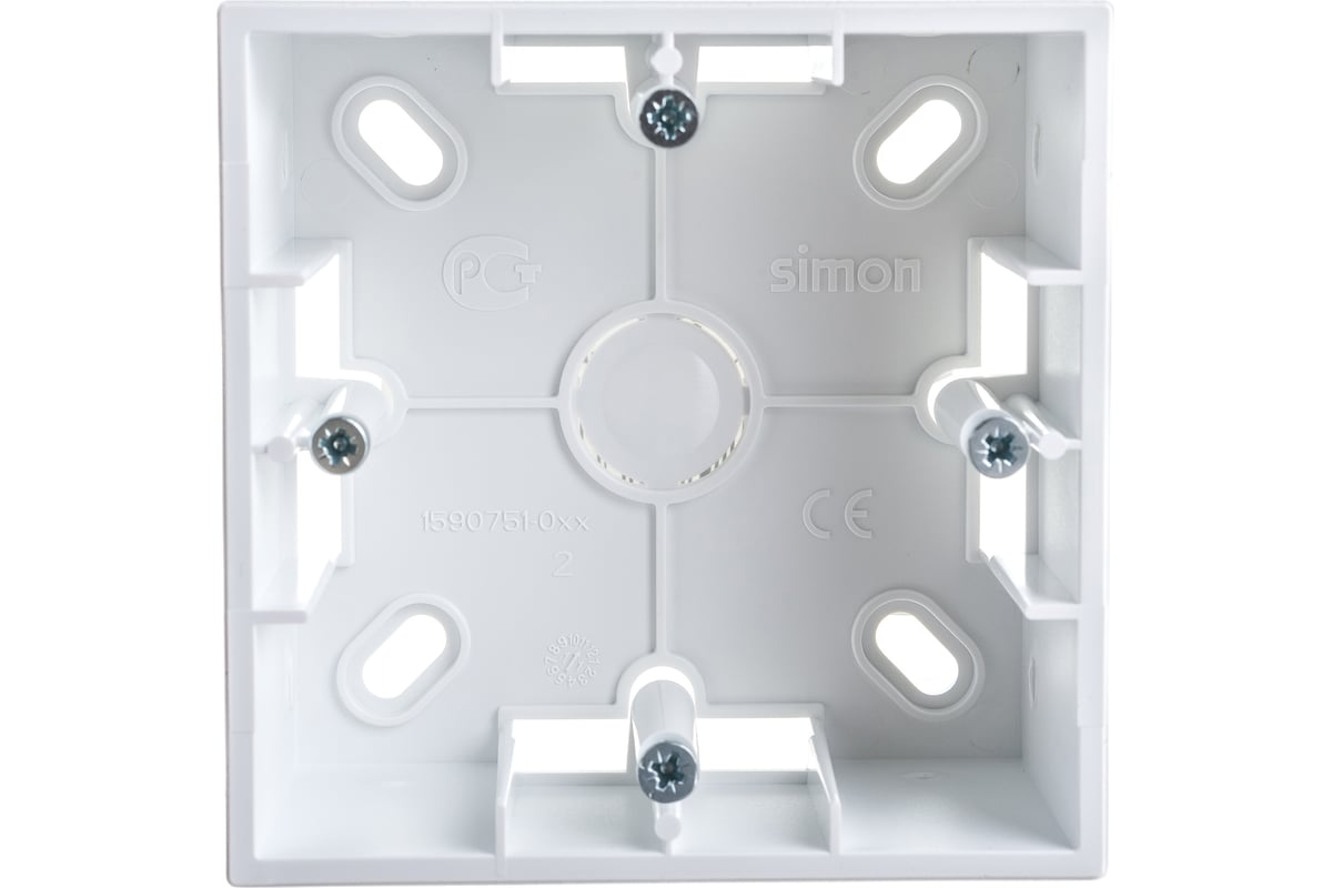 Коробка для монтажа в бетон g33 для лючков simon connect sf370