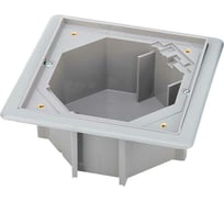 Монтажная коробка под влагостойкую основу Simon, установка в фальшпол, цвет серый KGE170TF-23 16458830