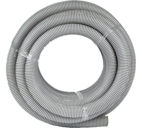 Гофрированная труба EKF, ПВХ Plast с зондом d40 мм tg-z-40