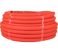 Гофрированная труба EKF, ПНД Plast с зондом d63 мм оранжевая PROxima tpnd-63-o