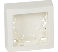 Рамка для накладного монтажа Legrand 1 пост Oteo Белый 086091