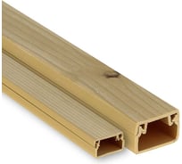 Кабельный канал EKF под светлое дерево, 12 шт по 2 м kk-40-40w