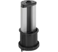 Телеблок Simon на 4 механизма К45, алюминий KTL204