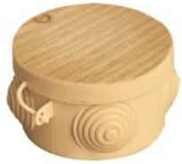 Коробка распаячная U-plast пылевлагозащитная, с эластичным мембранным вводом УПр 65/40.1.3. сосна, 180 шт 040-038С