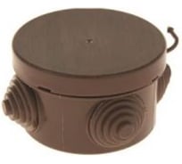 Коробка распаячная U-plast пылевлагозащитная, с эластичным мембранным вводом УПр 65/40.1.3. дуб, 180 шт 040-038Д