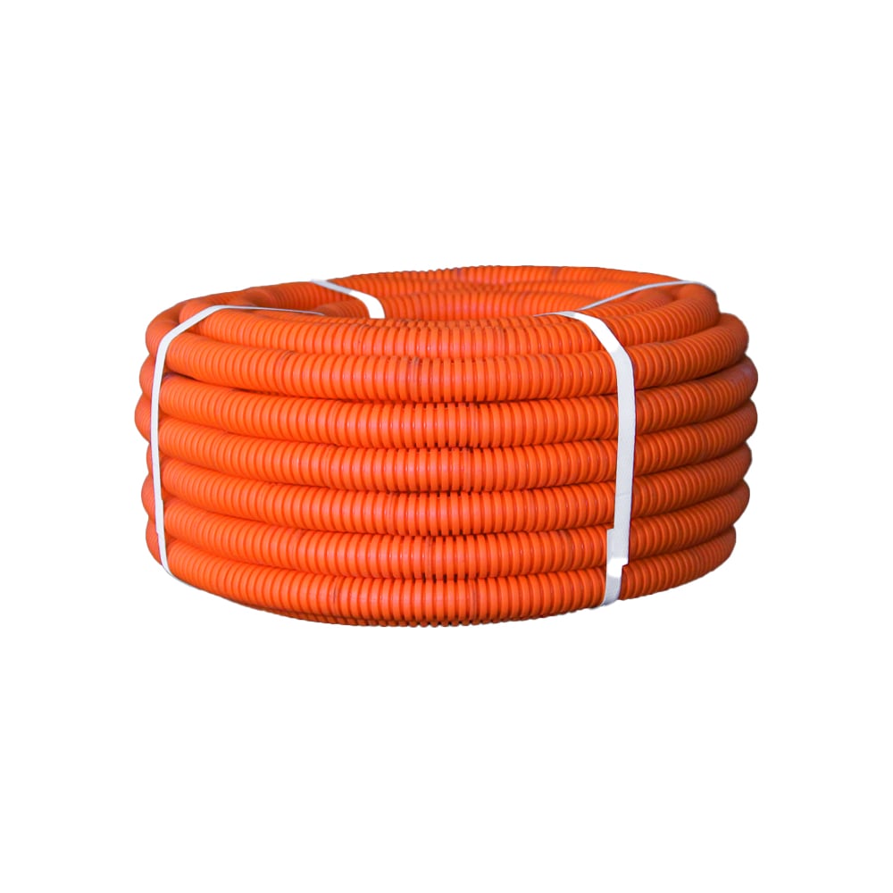 Труба гофрированная U-plast 50 мм, с зондом оранж., ПНД (HF), УФ, 20м ...