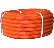 Труба гофрированная u-plast 40 мм, с зондом оранж., ПНД (HF), УФ, 25 м 710-040